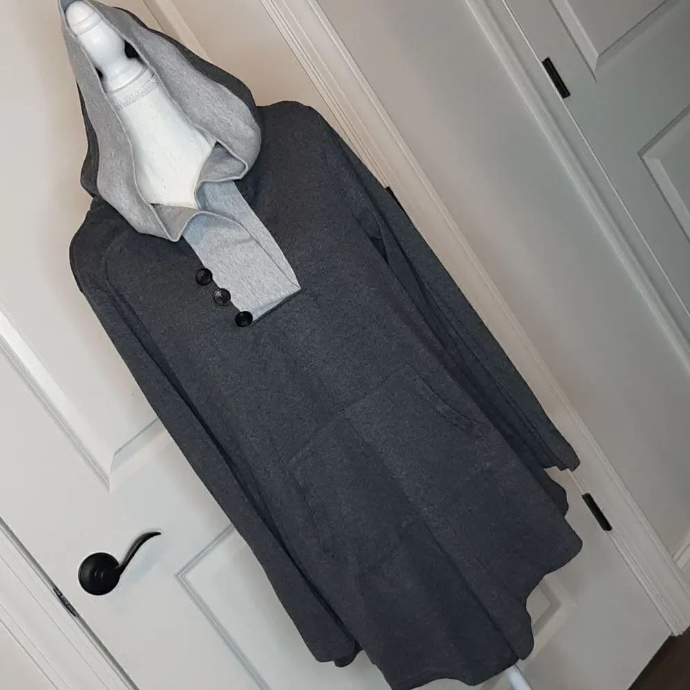 Miusey Gray Hoodie Shirt